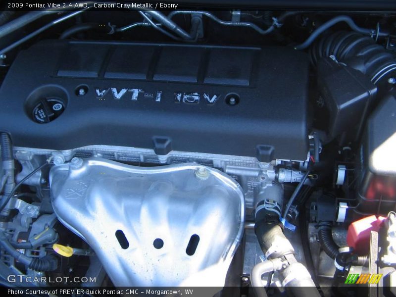 Carbon Gray Metallic / Ebony 2009 Pontiac Vibe 2.4 AWD