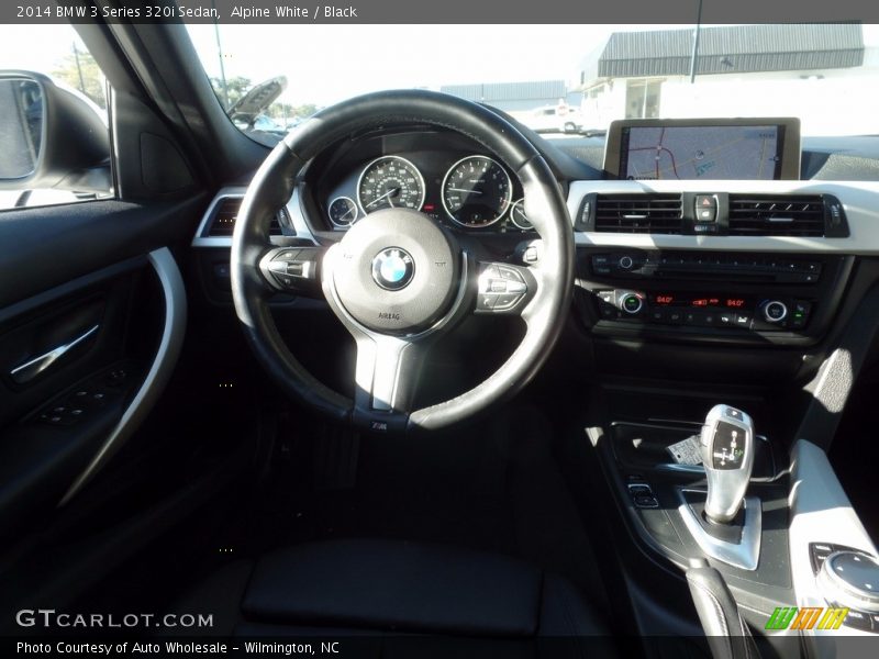 Alpine White / Black 2014 BMW 3 Series 320i Sedan