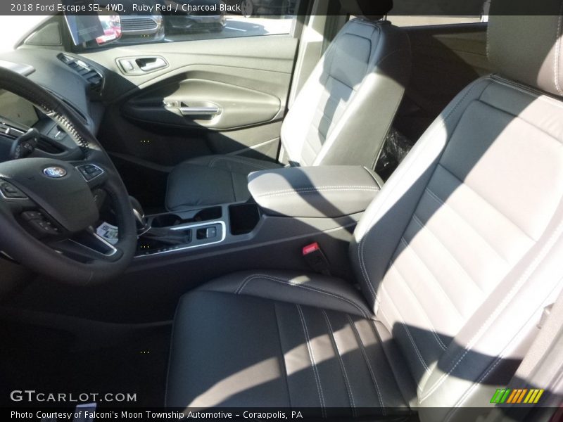 Ruby Red / Charcoal Black 2018 Ford Escape SEL 4WD