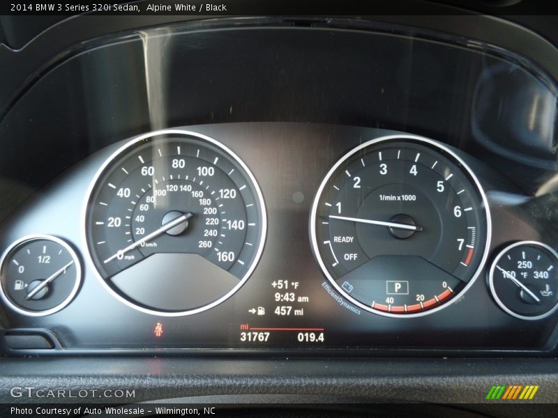 Alpine White / Black 2014 BMW 3 Series 320i Sedan