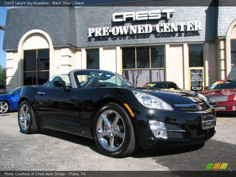 Black Onyx / Black 2007 Saturn Sky Roadster
