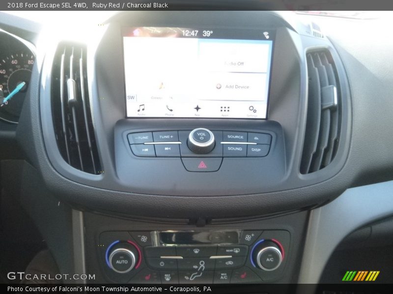 Ruby Red / Charcoal Black 2018 Ford Escape SEL 4WD