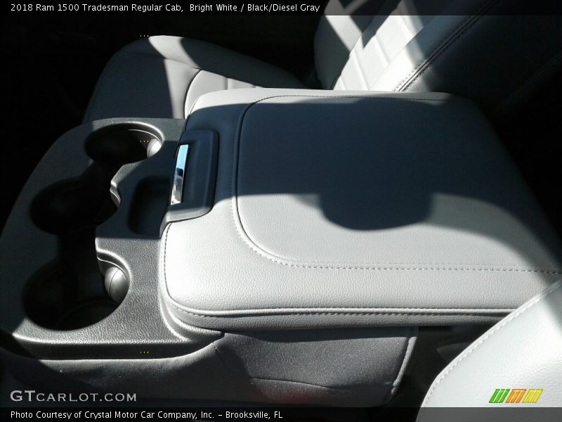Bright White / Black/Diesel Gray 2018 Ram 1500 Tradesman Regular Cab