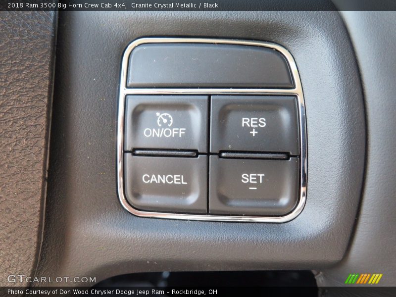 Granite Crystal Metallic / Black 2018 Ram 3500 Big Horn Crew Cab 4x4