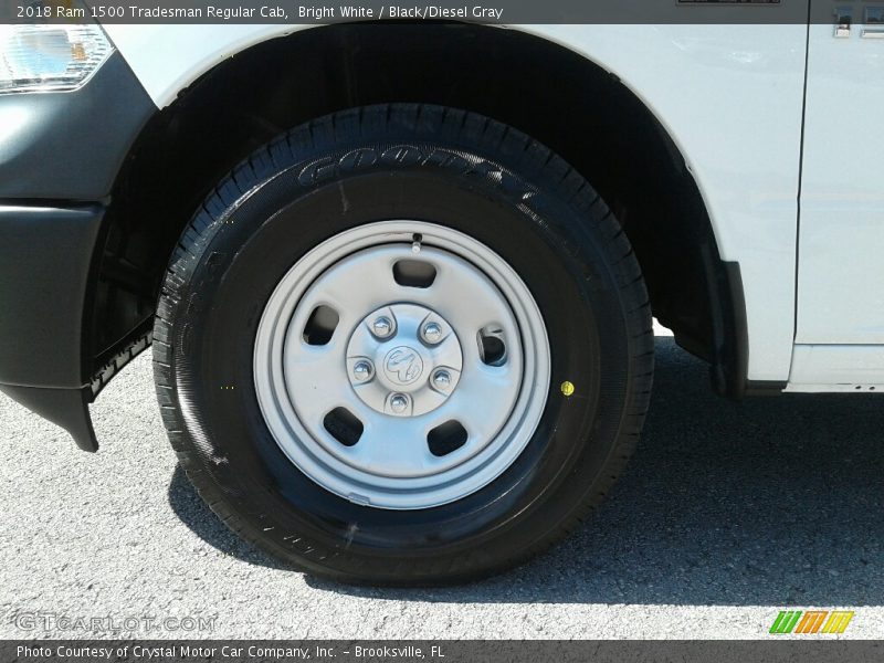 Bright White / Black/Diesel Gray 2018 Ram 1500 Tradesman Regular Cab