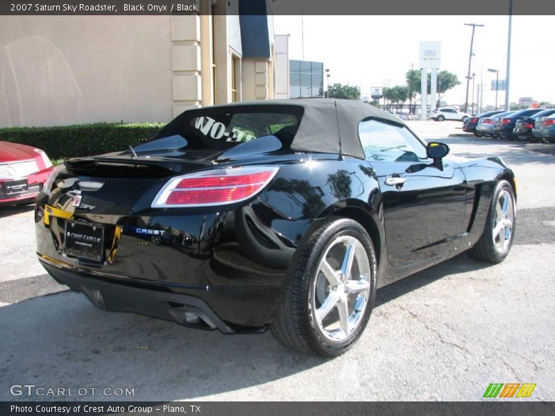 Black Onyx / Black 2007 Saturn Sky Roadster