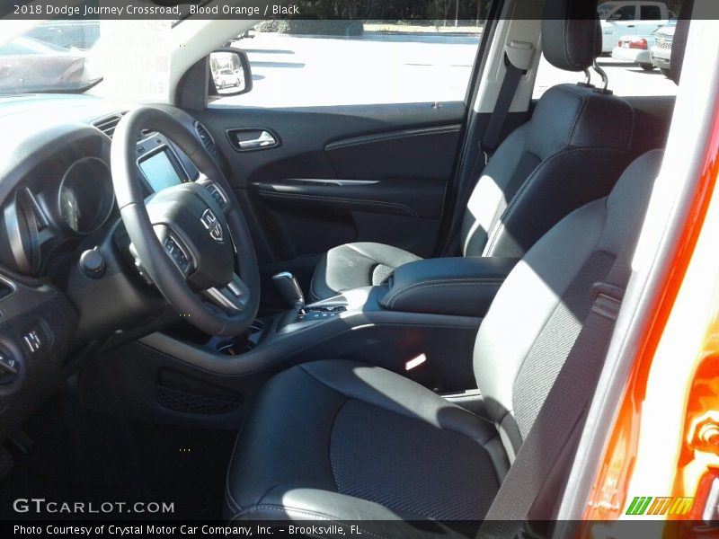 Blood Orange / Black 2018 Dodge Journey Crossroad