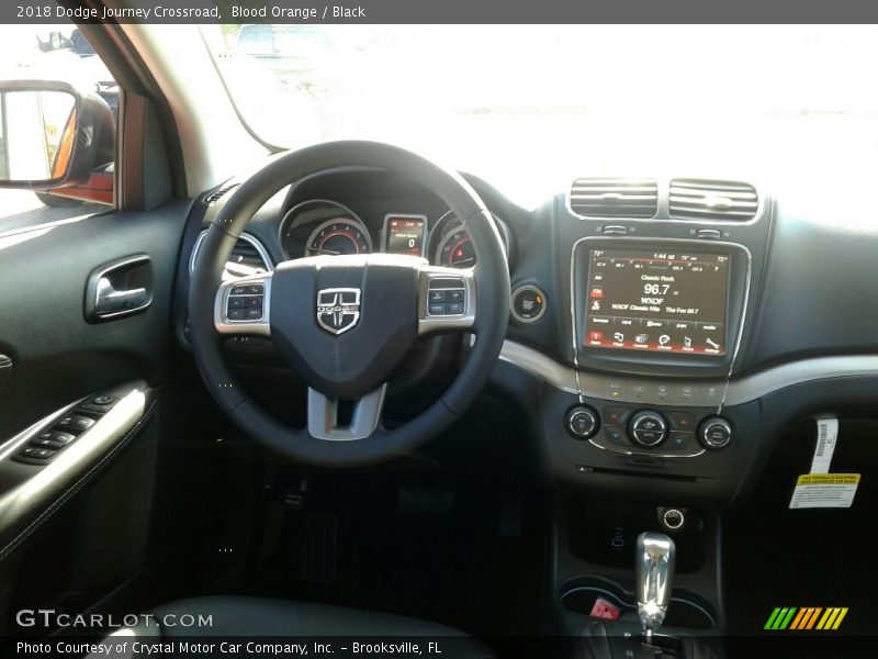 Blood Orange / Black 2018 Dodge Journey Crossroad