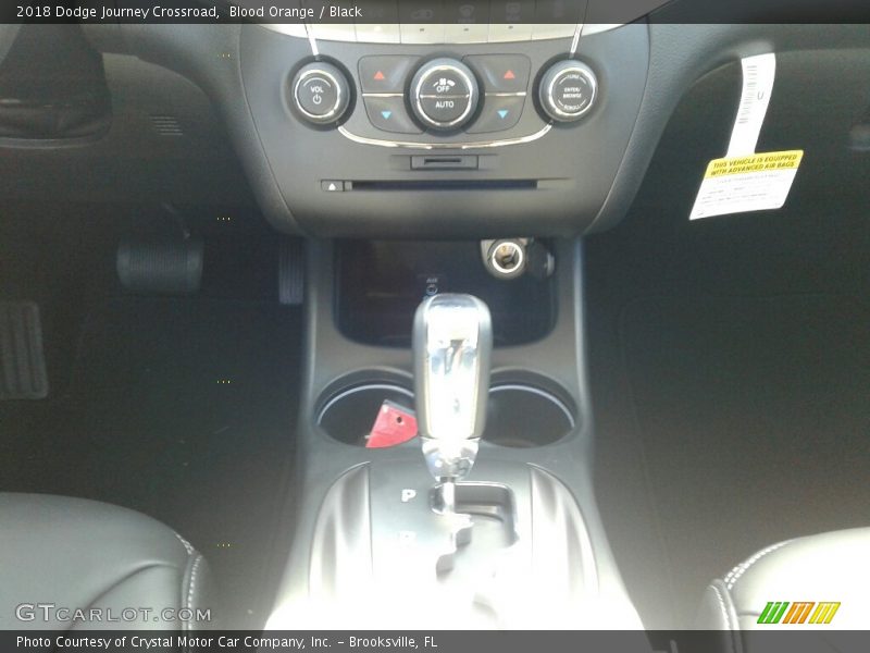 Blood Orange / Black 2018 Dodge Journey Crossroad