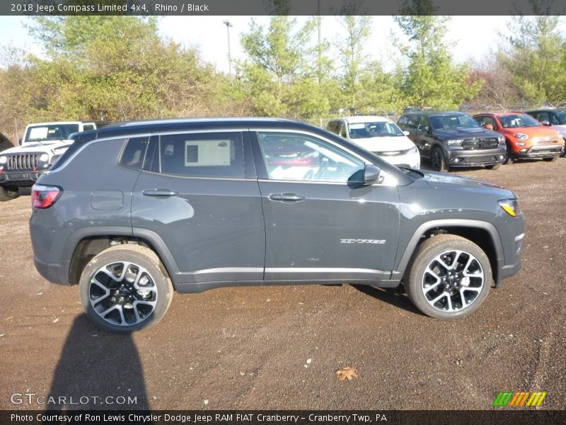 Rhino / Black 2018 Jeep Compass Limited 4x4