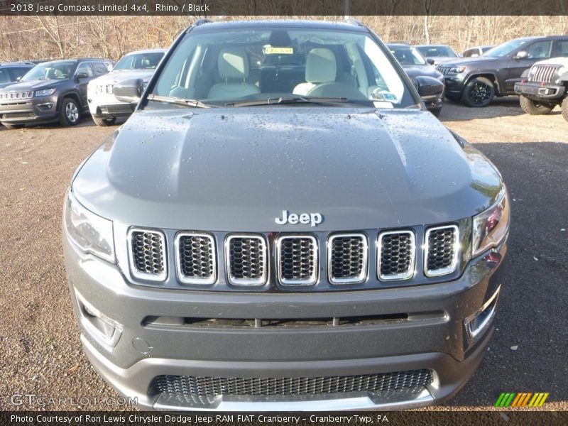 Rhino / Black 2018 Jeep Compass Limited 4x4