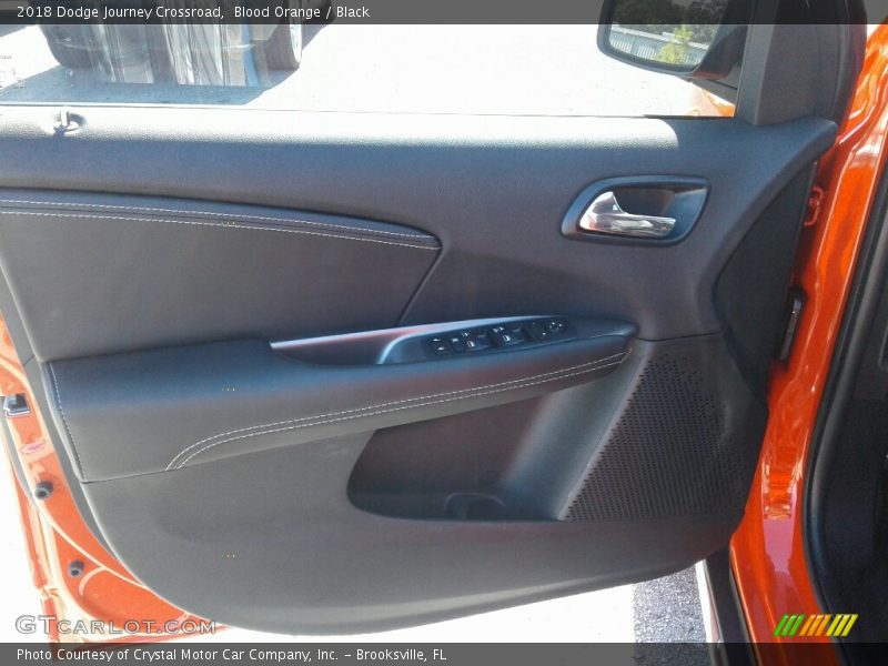 Blood Orange / Black 2018 Dodge Journey Crossroad