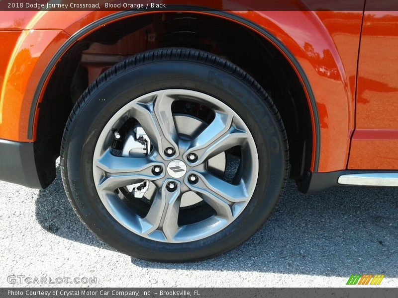 Blood Orange / Black 2018 Dodge Journey Crossroad