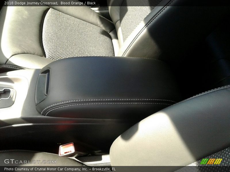 Blood Orange / Black 2018 Dodge Journey Crossroad