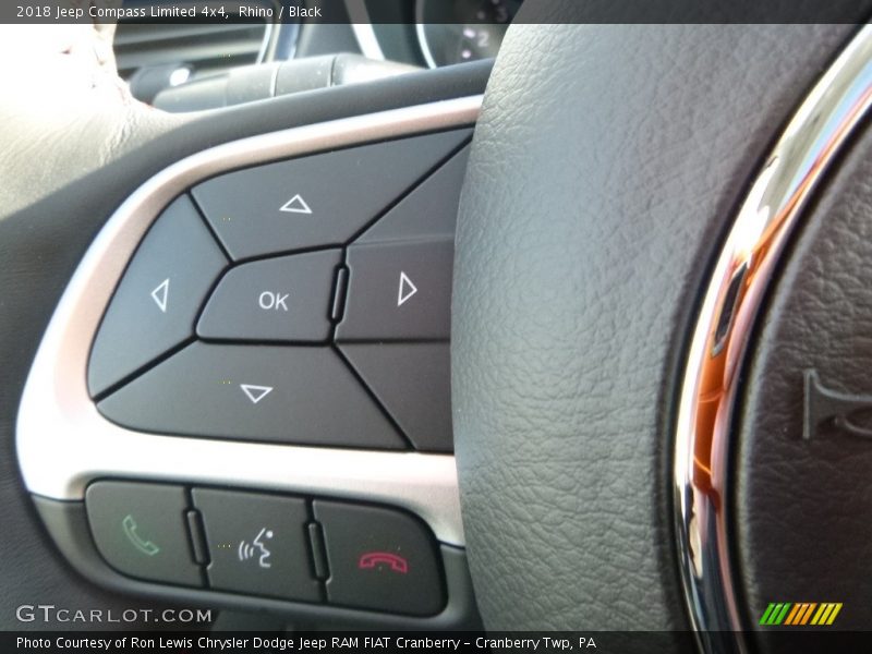 Rhino / Black 2018 Jeep Compass Limited 4x4