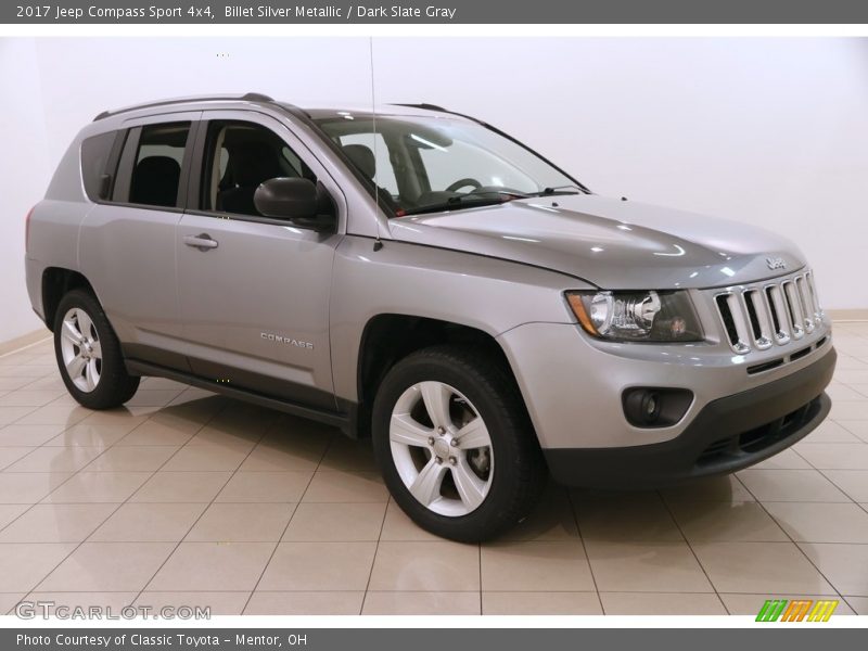 Billet Silver Metallic / Dark Slate Gray 2017 Jeep Compass Sport 4x4