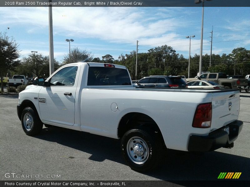 Bright White / Black/Diesel Gray 2018 Ram 2500 Tradesman Regular Cab