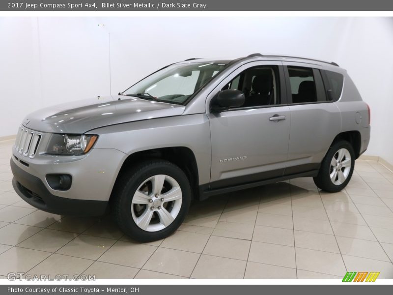 Billet Silver Metallic / Dark Slate Gray 2017 Jeep Compass Sport 4x4