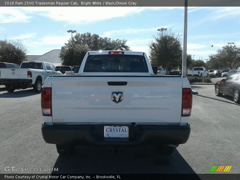 Bright White / Black/Diesel Gray 2018 Ram 2500 Tradesman Regular Cab