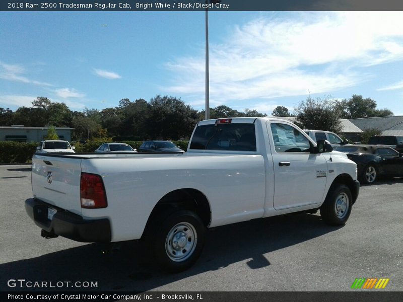 Bright White / Black/Diesel Gray 2018 Ram 2500 Tradesman Regular Cab