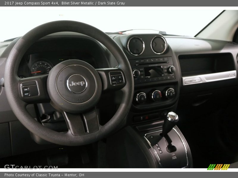 Billet Silver Metallic / Dark Slate Gray 2017 Jeep Compass Sport 4x4