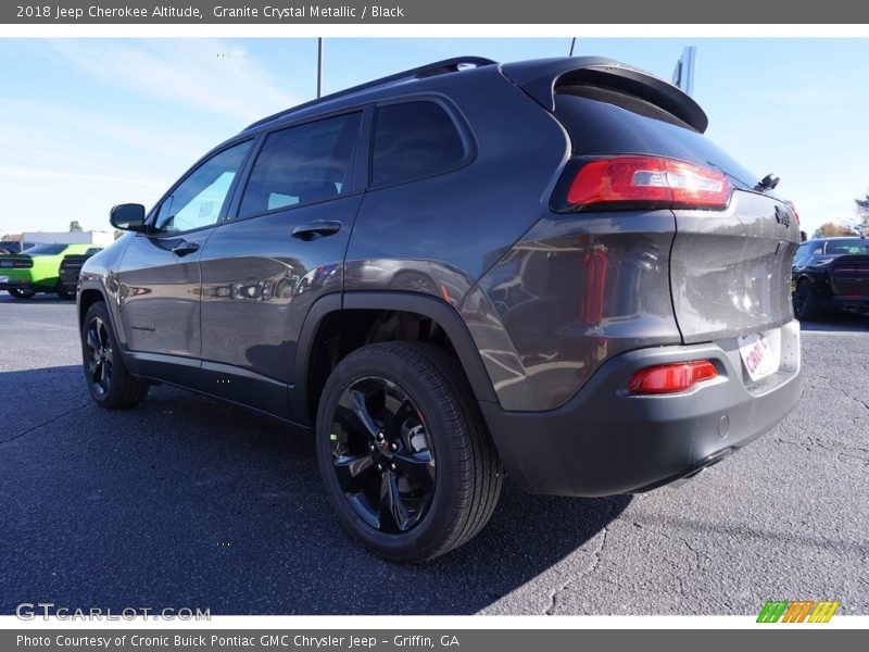 Granite Crystal Metallic / Black 2018 Jeep Cherokee Altitude