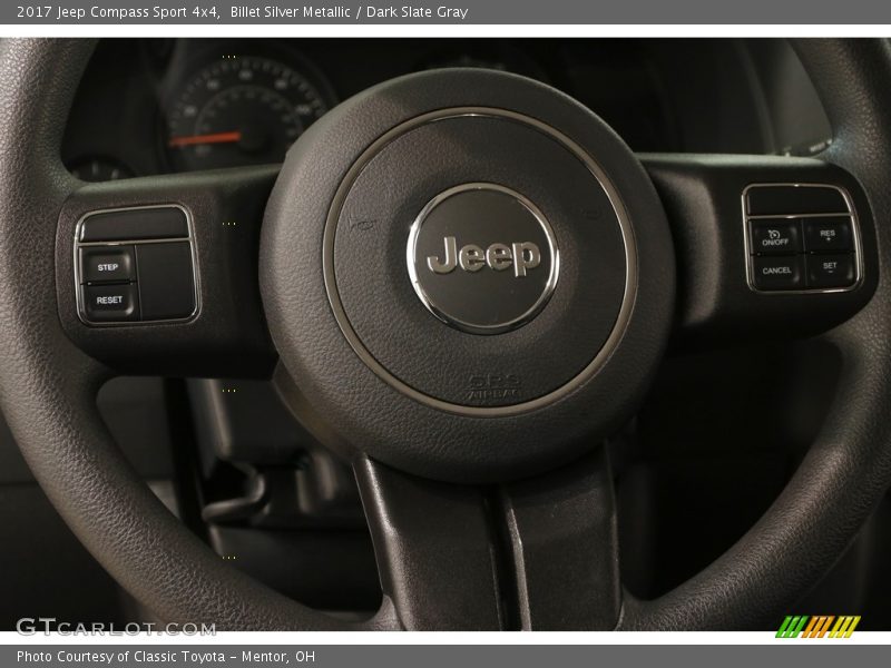 Billet Silver Metallic / Dark Slate Gray 2017 Jeep Compass Sport 4x4