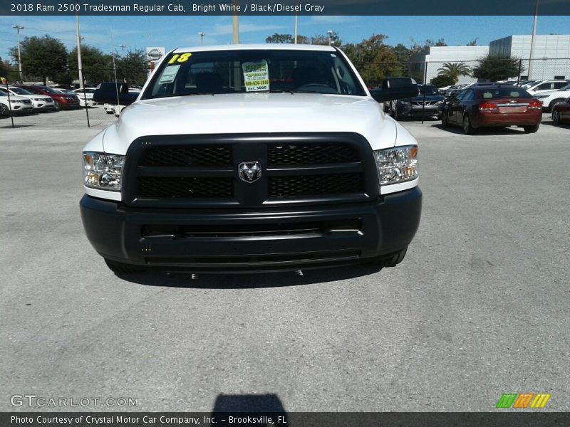 Bright White / Black/Diesel Gray 2018 Ram 2500 Tradesman Regular Cab