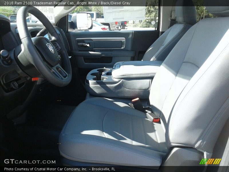 Bright White / Black/Diesel Gray 2018 Ram 2500 Tradesman Regular Cab