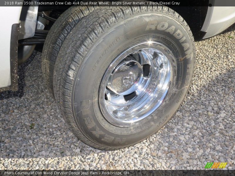 Bright Silver Metallic / Black/Diesel Gray 2018 Ram 3500 Tradesman Crew Cab 4x4 Dual Rear Wheel