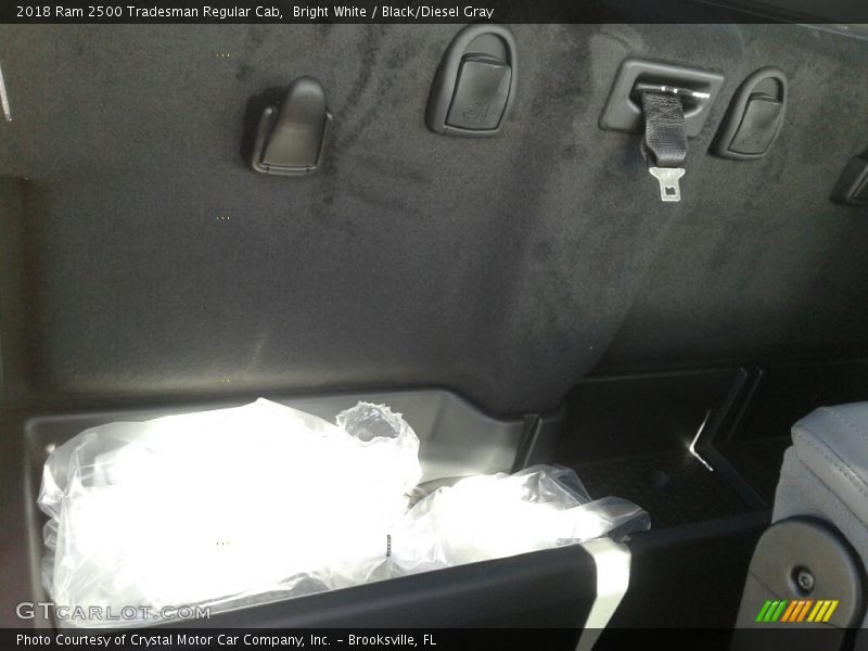 Bright White / Black/Diesel Gray 2018 Ram 2500 Tradesman Regular Cab