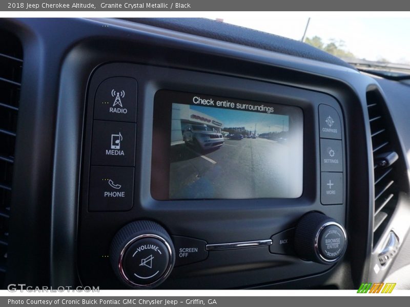 Granite Crystal Metallic / Black 2018 Jeep Cherokee Altitude