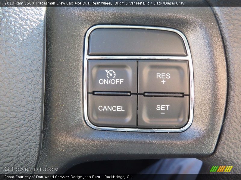 Controls of 2018 3500 Tradesman Crew Cab 4x4 Dual Rear Wheel