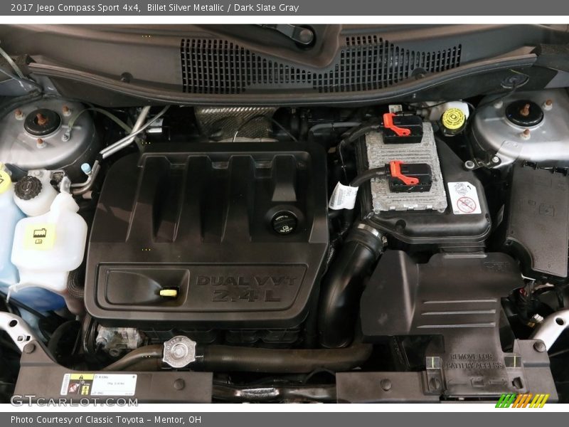 Billet Silver Metallic / Dark Slate Gray 2017 Jeep Compass Sport 4x4