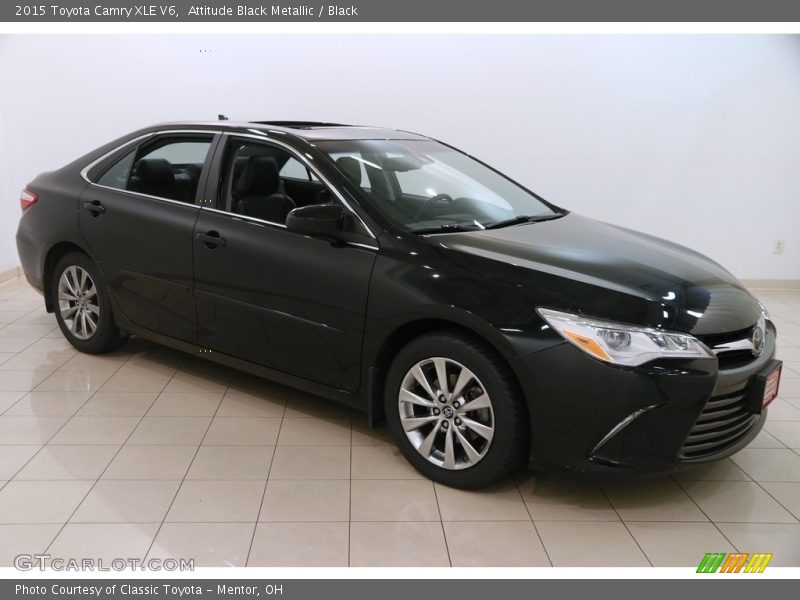 Attitude Black Metallic / Black 2015 Toyota Camry XLE V6