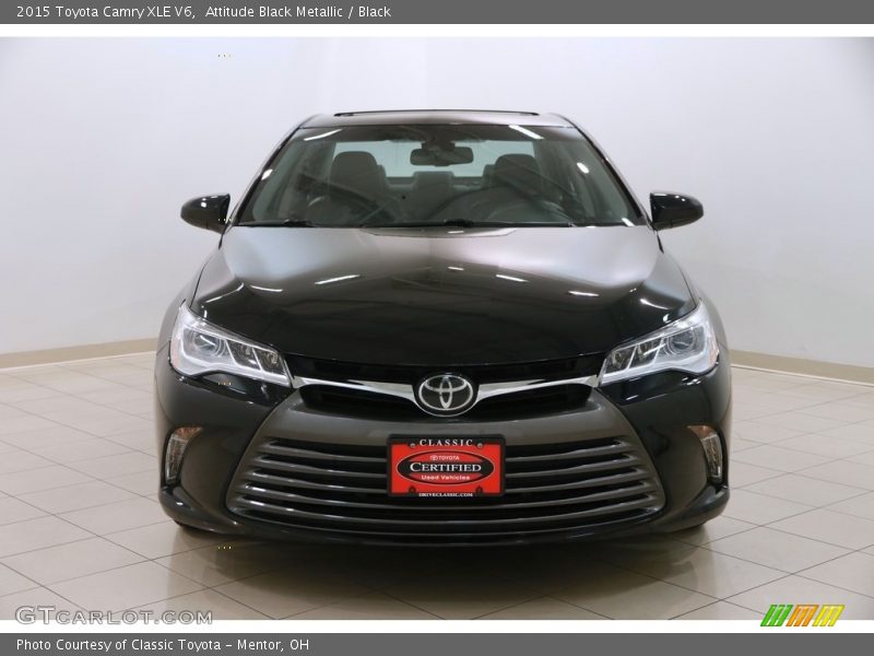 Attitude Black Metallic / Black 2015 Toyota Camry XLE V6