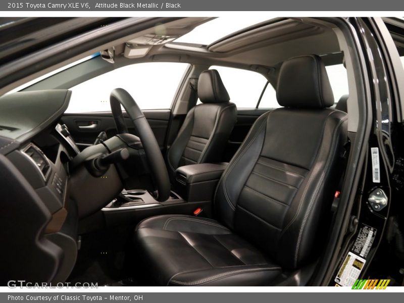 Attitude Black Metallic / Black 2015 Toyota Camry XLE V6