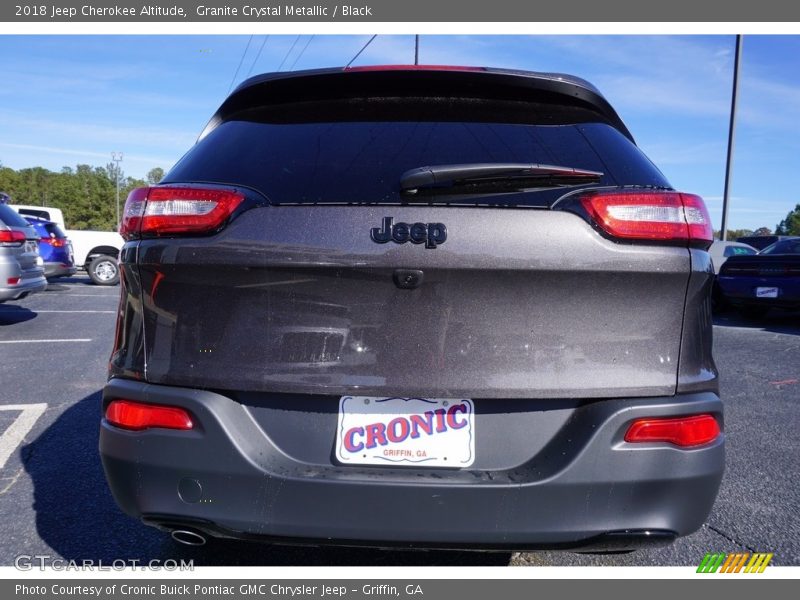 Granite Crystal Metallic / Black 2018 Jeep Cherokee Altitude