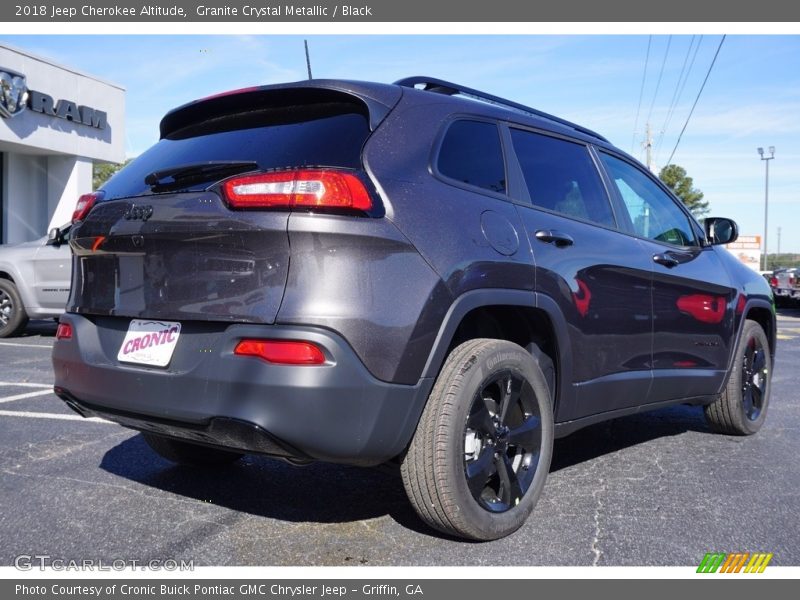 Granite Crystal Metallic / Black 2018 Jeep Cherokee Altitude