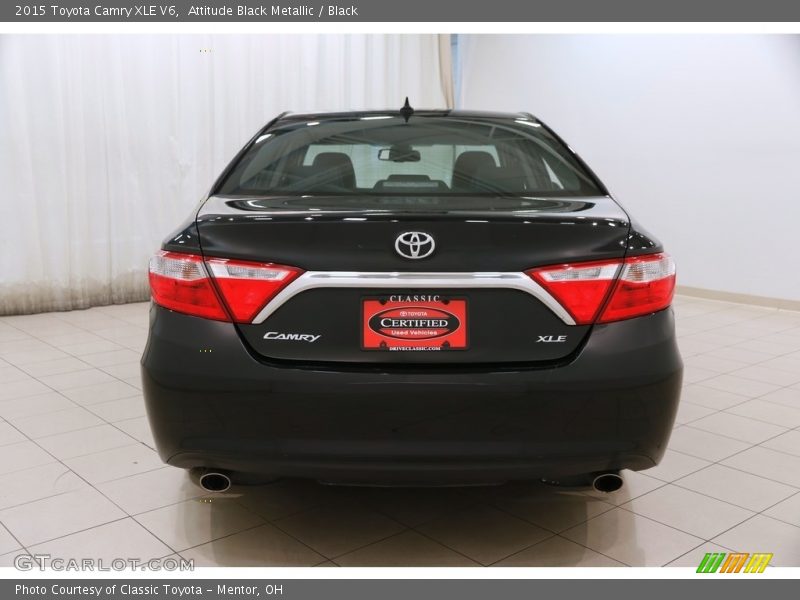 Attitude Black Metallic / Black 2015 Toyota Camry XLE V6