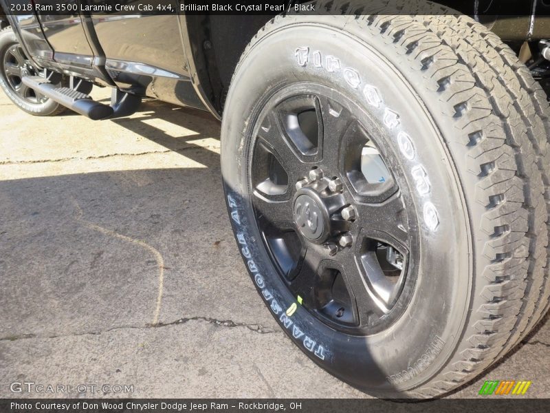 Brilliant Black Crystal Pearl / Black 2018 Ram 3500 Laramie Crew Cab 4x4