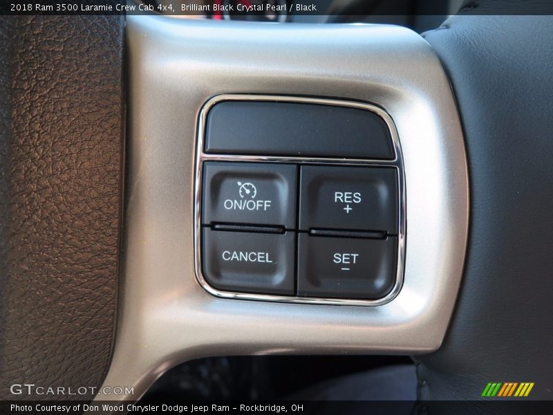 Brilliant Black Crystal Pearl / Black 2018 Ram 3500 Laramie Crew Cab 4x4