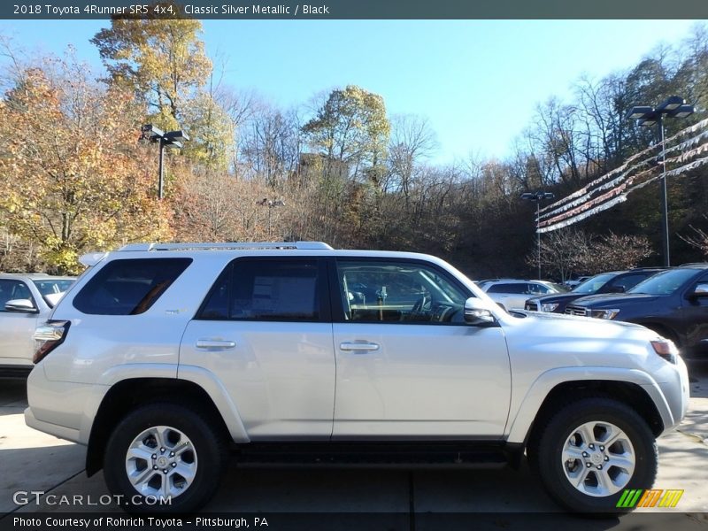 Classic Silver Metallic / Black 2018 Toyota 4Runner SR5 4x4