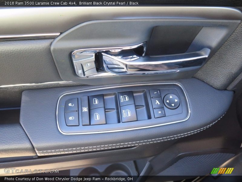 Brilliant Black Crystal Pearl / Black 2018 Ram 3500 Laramie Crew Cab 4x4