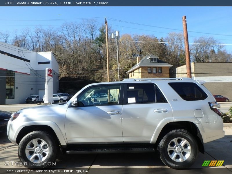 Classic Silver Metallic / Black 2018 Toyota 4Runner SR5 4x4