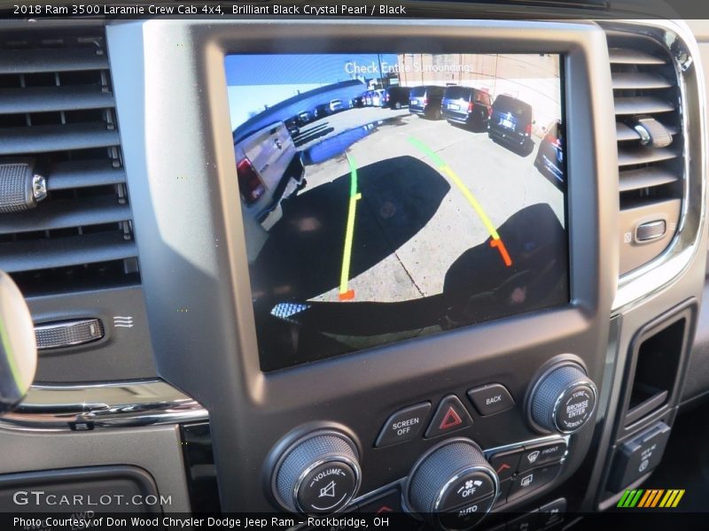 Brilliant Black Crystal Pearl / Black 2018 Ram 3500 Laramie Crew Cab 4x4