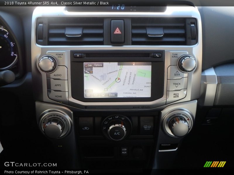 Classic Silver Metallic / Black 2018 Toyota 4Runner SR5 4x4
