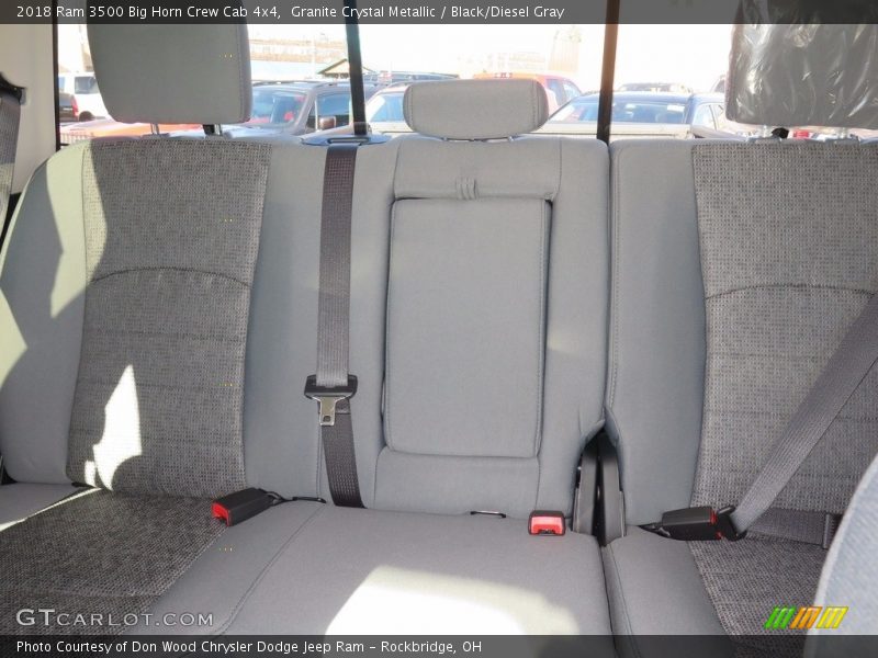 Granite Crystal Metallic / Black/Diesel Gray 2018 Ram 3500 Big Horn Crew Cab 4x4