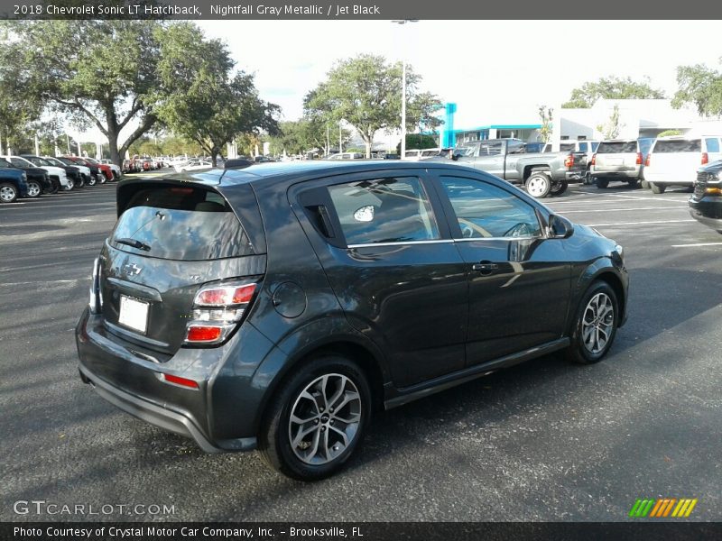 Nightfall Gray Metallic / Jet Black 2018 Chevrolet Sonic LT Hatchback