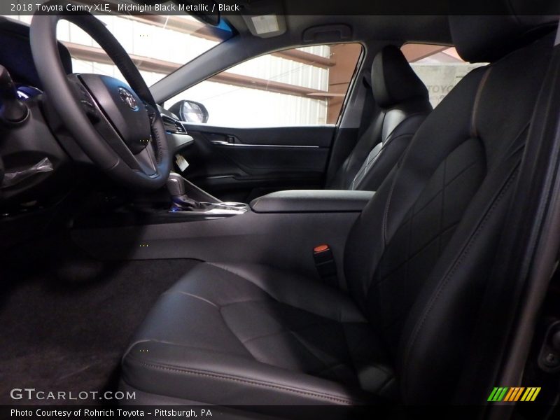 Midnight Black Metallic / Black 2018 Toyota Camry XLE
